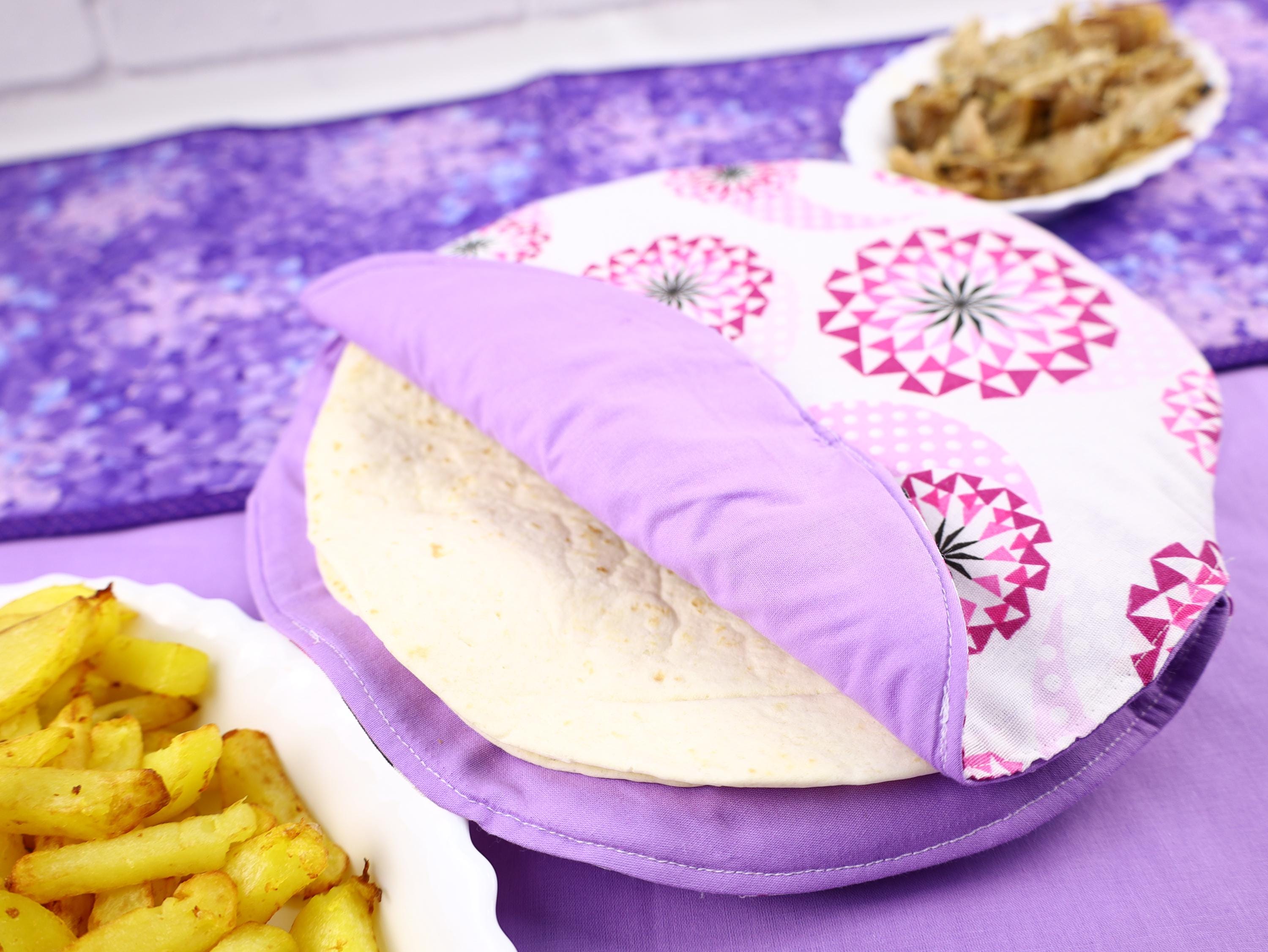 LIDCOM Pochette Chauffe-Tortillas | Pochette chauffante 12 Pouces,Sac