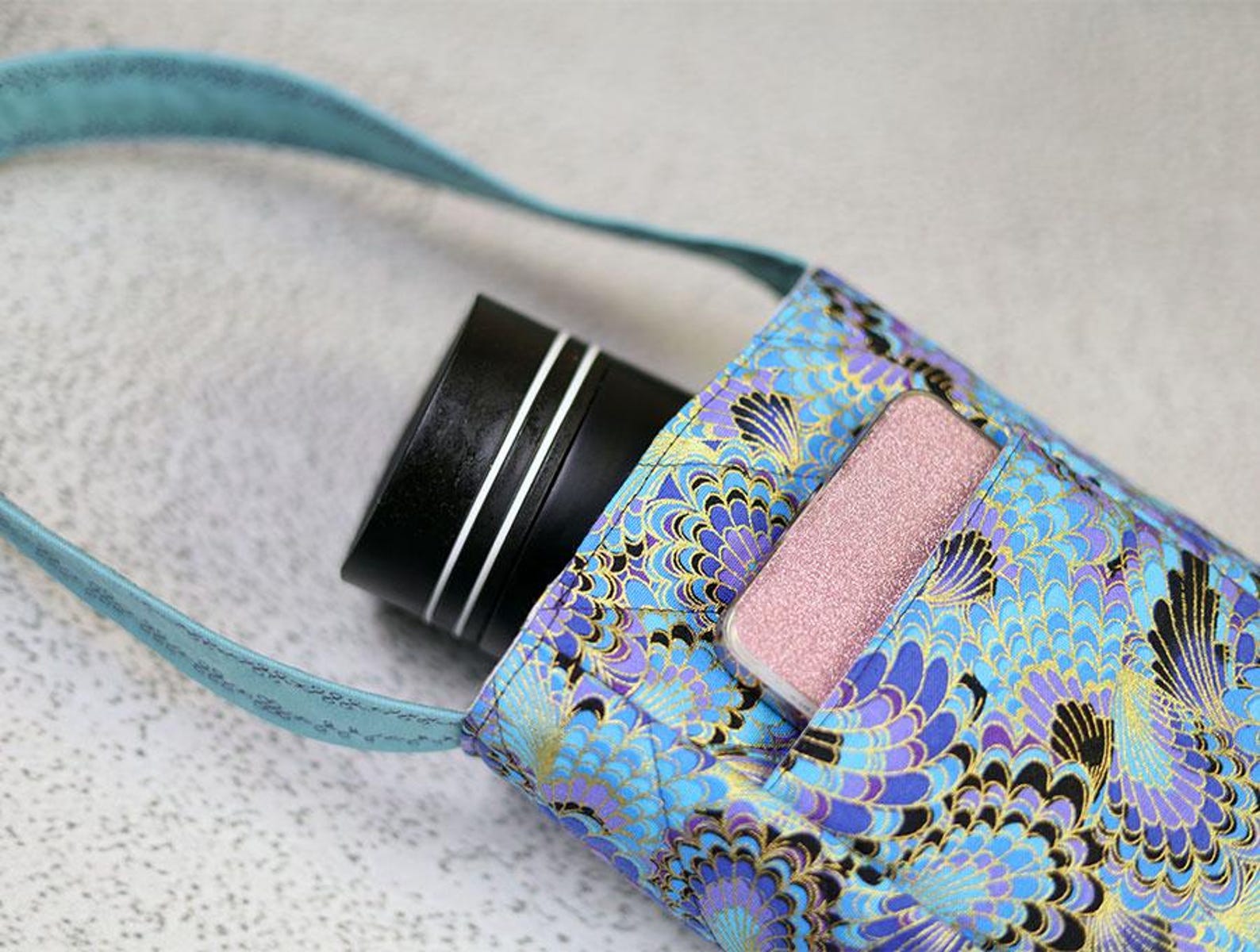 Buttle Pattern Water Bottle Holder Pattern and Tutorial, Water Bottle Carrier Sewing ...