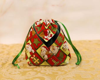 Origami gift bag pattern and tutorial, Origami Drawstring Gift Bag Sewing Pattern | VIDEO + PDF | Instant Download