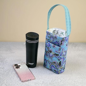 Water Bottle Holder pattern and tutorial, Water Bottle Carrier Sewing Pattern | VIDEO + PDF | Instant Download