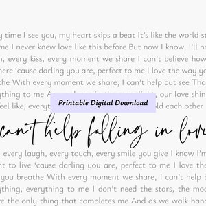 Personalized song lyrics wall art gift for husband, Gifts for him, Custom gifts for her, Art for wife, First dance song lyrics print image 7