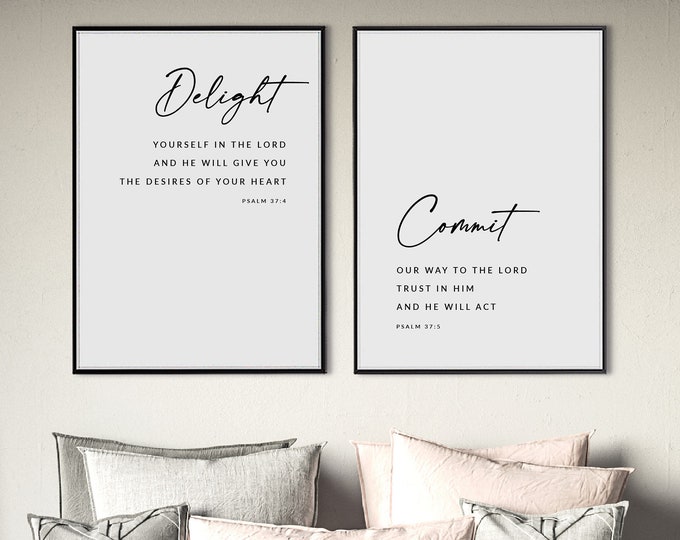 Christian Printable Wall Art for home decor by KAMDesignHaus