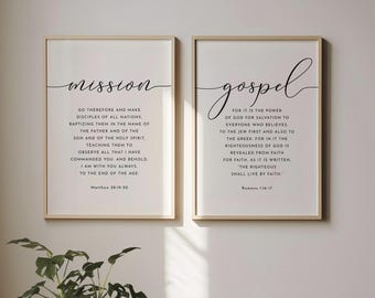 Matthew 28:19-20 Scripture Wall Art, Printable Wall Art, Bible Verse Digital Print, Church Decor, 8x10, 11x14, 16x20, 18x24, 24x36, A3, A2
