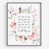 Matthew 16:24-26 Bible Verse Wall Art, Take up His Cross Digital Print ...