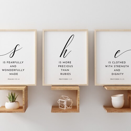 Psalm 13914 Nursery Bible Verse Wall Art Downloadable Etsy