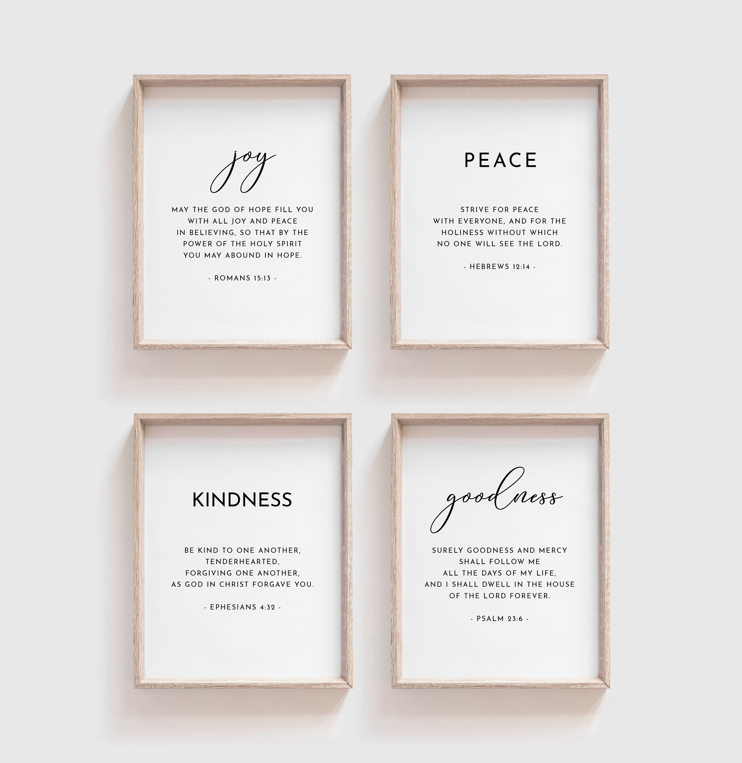 Fruit of the Spirit Digital Print, Galatians 5:22 Bible Verse Wall Art ...