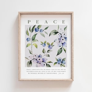 Set of 9 Fruit of the Spirit Bible Verse Wall Art, Galatians 5:22-23 ...