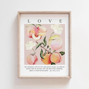 Set of 9 Fruit of the Spirit Bible Verse Wall Art, Galatians 5:22-23 ...
