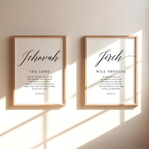 Matthew 6:26 ESV Jehovah Jireh Bible Verse Wall Art, Printable Wall Art, Bible Verse Digital Print, Wall Decor, 11x14, 16x20, 18x24, A3, A2