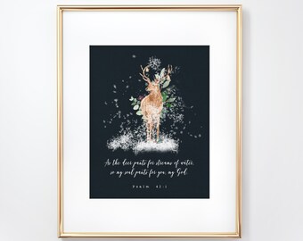 Psalm 42 1 | Etsy