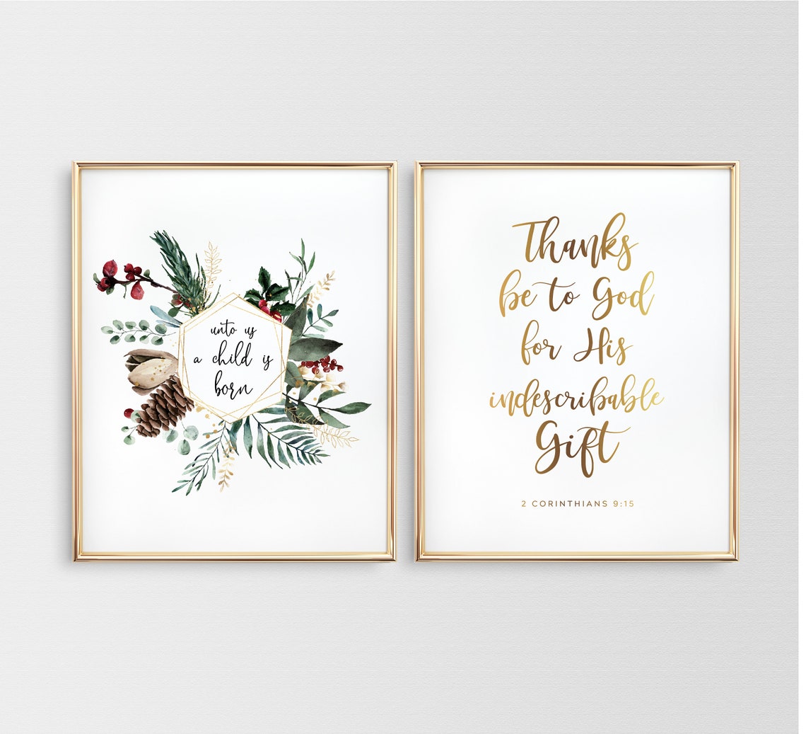 Set of 10 Winter Bible Verse Printables Winter Scripture - Etsy