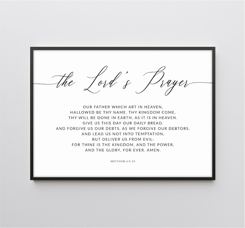 The Lord s Prayer KJV Matthew 6 9 13 Bible Verse Printable Etsy the-lord-s-prayer-kjv-matthew-6-9-13-bible-verse-printable-etsy