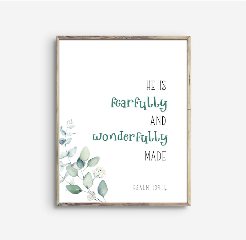 Baby Boy Nursery Bible Verse Wall Art Joshua 19 Printable Etsy