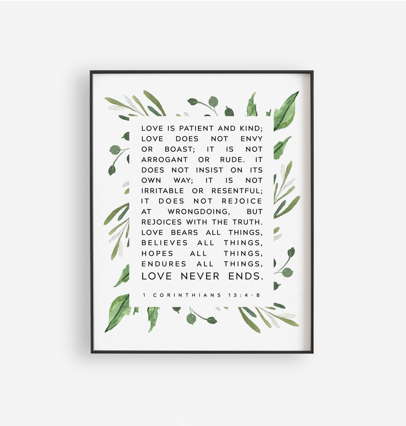 1-corinthians-13-4-8-bible-verse-wall-art-love-is-patient-etsy