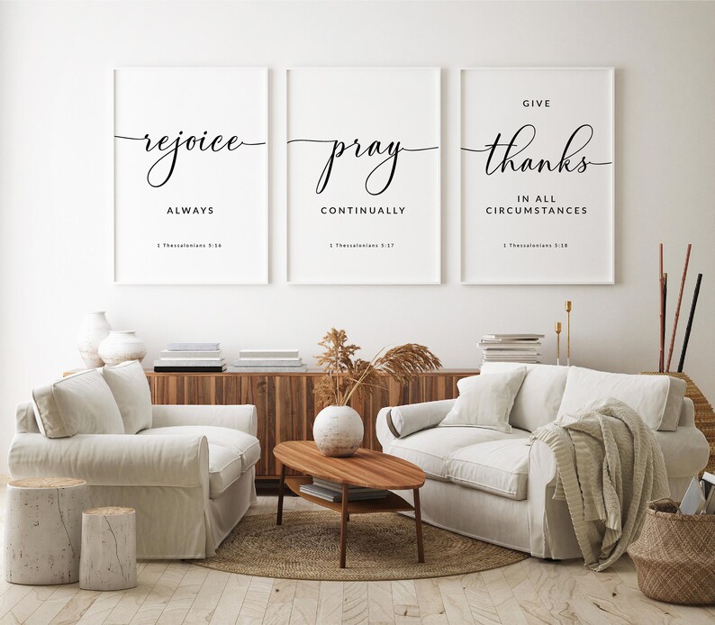 1 Thessalonians 5:16-18 Rejoice Pray Give Thanks Bible ...
