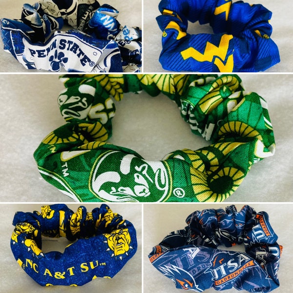 Collegiate Team Hair Scrunches