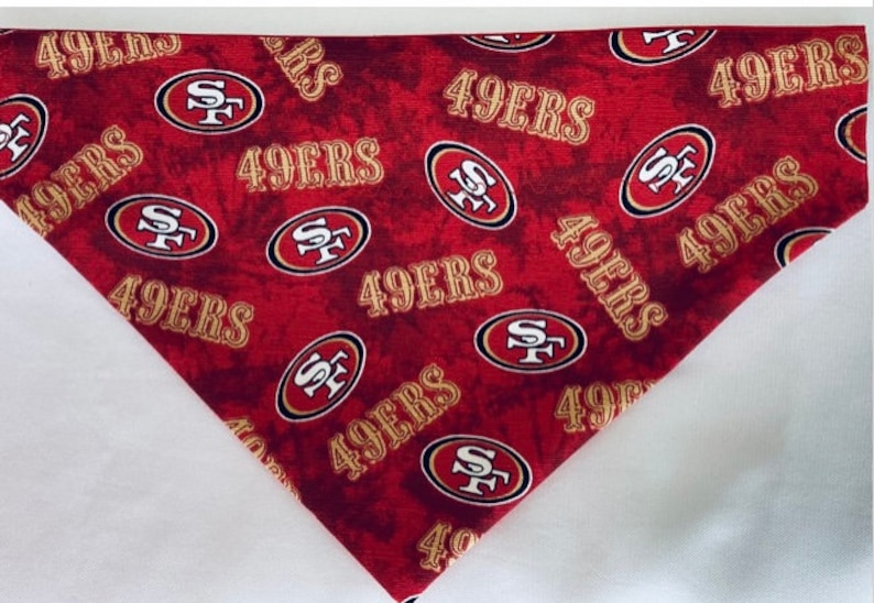 San Francisco 49ers Nontraditional Reversible Collar Bandanas - Etsy