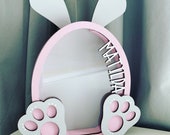 Money Box Gift bunny present nursery baby gift christening gift personalised