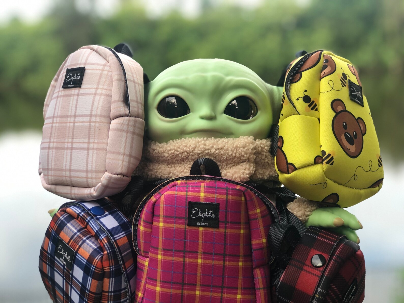 Cute HandMade Backpacks Baby Yoda Star Wars Grogu Etsy