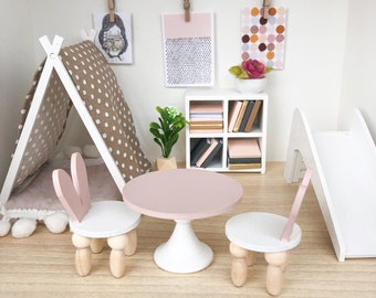 Cute playroom set for dollhouse/ 1:12 scale/ modern dollhouse furniture/ Children’s room furniture