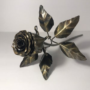 Metal rose