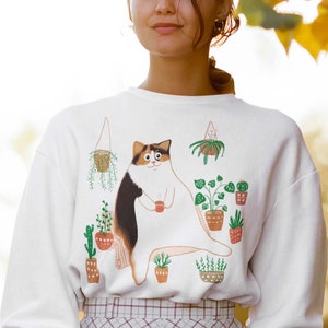 Cute Calico Cat Sweatshirt