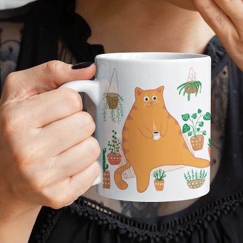 Personalized Cat Mug Custom Cat Mom Cat Lovers Cat Coffee Etsy