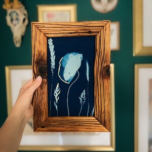 Botanische kunst aan de muur voor de woonkamer, handgemaakte poster met klaprozen, origineel housewarming cadeau