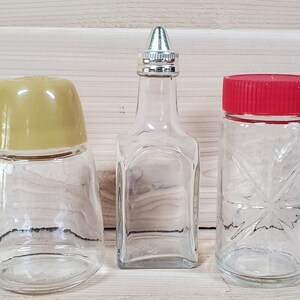 Vintage Dispenser Shakers (Your Choice) Oil, Salt, Spices, Cinnamon, Condiments, Favorite Dry Rubs, Storage Cooking Tools Dining Table Decor