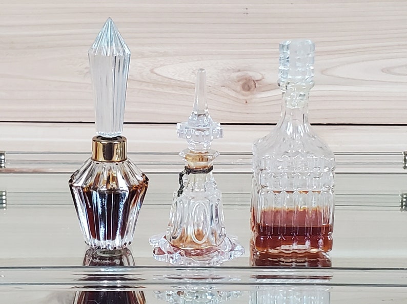 Vintage Perfume Bottles, Atomizers, Perfume Daubers or Dippers, Perfume Canister, Perfume