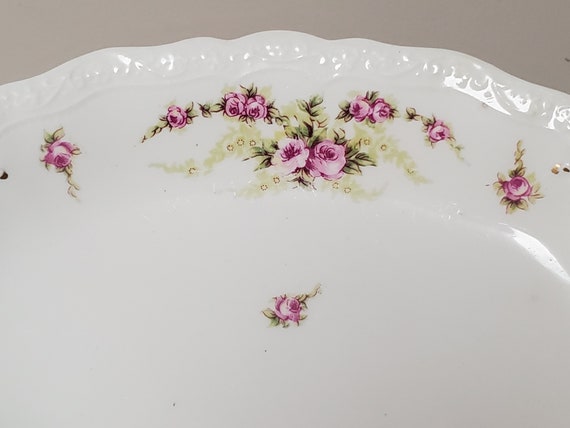 Vintage Oval Trinket Dish by Johnson Brother's En… - image 2