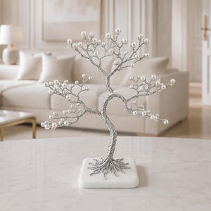Aluminum Anniversary Tree, 10 Year Anniversary Gift for Wife or Husband