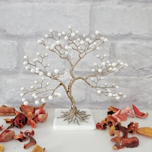 Pearl tree sculpture