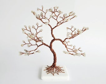 Moonstone Tree, 3rd Anniversary Gift, Home Decor, Birthday Gift