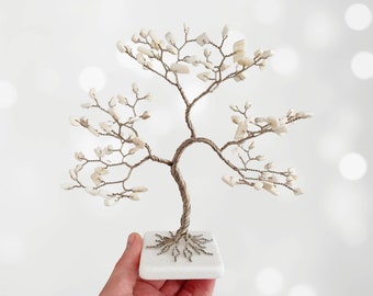 Shell Tree, 1st Anniversary Gift, Wedding Cake Topper, Home Decor