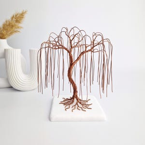 Willow Wire Tree, 9th Anniversary Gift, Rustic Home Decor