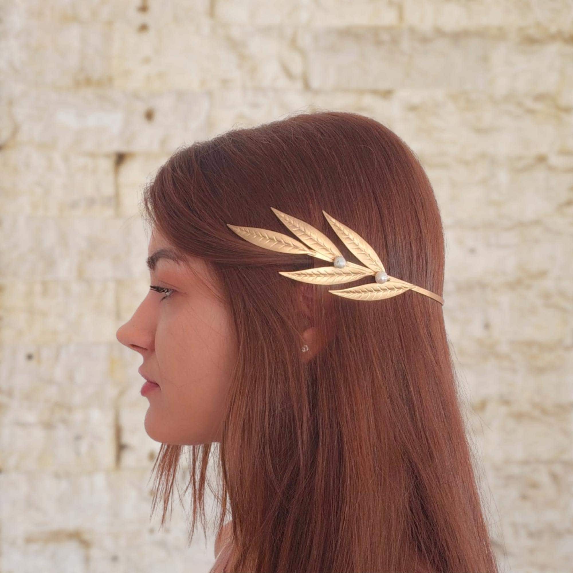 New Greek goddess style hair decor tiara Greek Goddess Tiara - Etsy main image 2