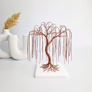 Willow Wire Tree, 9th Anniversary Gift, Rustic Home Decor