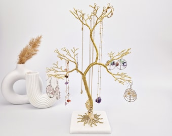 Jewelry Stand Tree, Earring Holder, Necklace Storage, Jewellery Organizer
