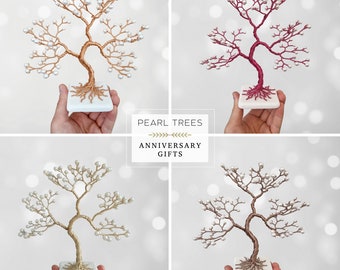 Pearl Trees, 30 Year Anniversary Gifts for Couple, Engagement Gifts