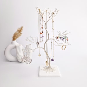 Jewelry Holder Tree, Bracelet Stand, Earring Organizer, Ring Holder
