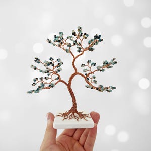 Tree of Life with Agate Beads, Unique Gift for Friend, Handmade Cozy Decorative Item