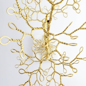 Handmade Brass Wire Tree