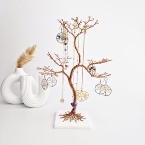 Copper Jewelry Tree, Bracelet Holder, Jewellery Stand, Birthday Gift for Wife