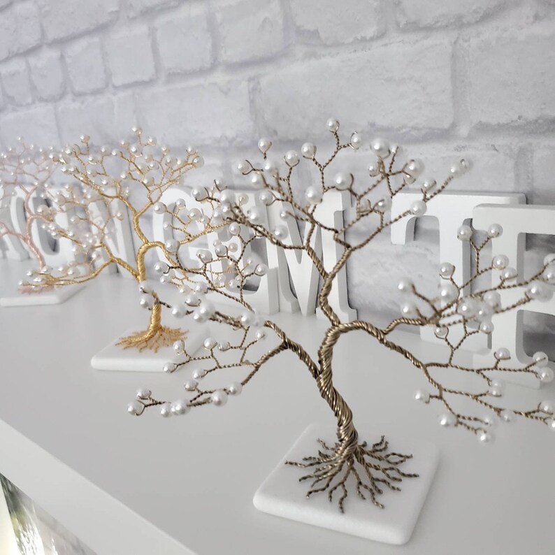 Pearl Wire Trees