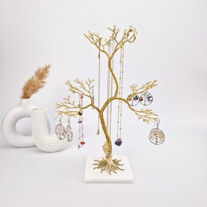 Jewelry Stand Tree, Earring Holder, Necklace Storage, Jewellery Organizer