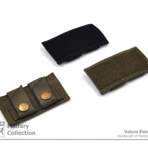 Klettverschluss-Patchpanel Molle (25 mm) – Größe 2" x 4" (5,5 x 10 cm) – OEM