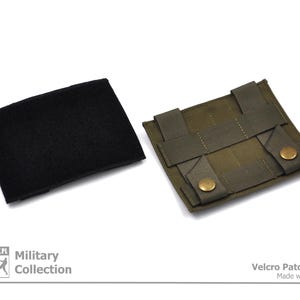 Klettverschluss-Patchpanel Molle (25 mm) – Größe 4,25" x 5" (10,5 x 13 cm) – OEM