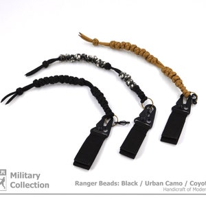Ranger Beads / Paracord - Black / Urban Camo / Coyote Camo - OEM