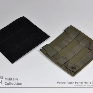 Klettverschluss-Patchpanel Molle (25 mm) – Größe 6" x 6,5" (15,5 x 16,5 cm) – OEM